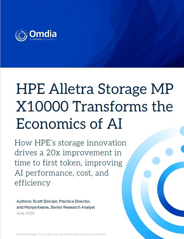 HPE Alletra Storage MP X10000 Transforms AI Economics