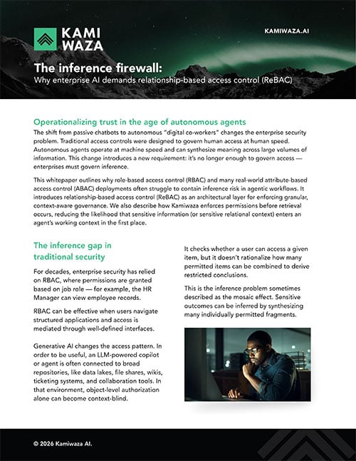 The inference firewall: Why enterprise AI demands relationship-based access control (ReBAC)
