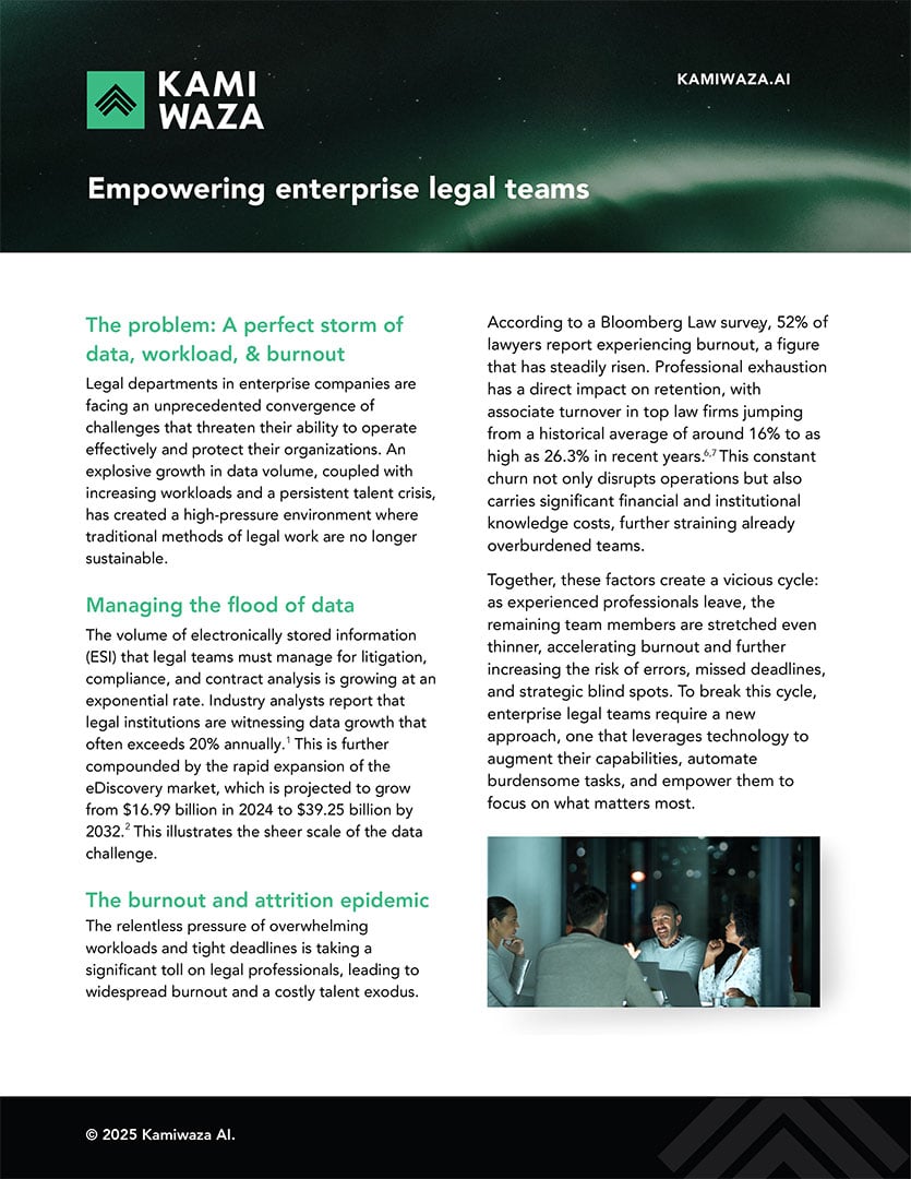 AI Document Review and Orchestration for Enterprise Legal Teams
